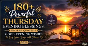 Thursday Evening Blessings