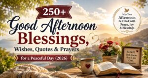Good Afternoon Blessings